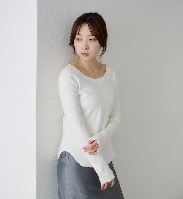  「ベアテレコロングスリーブカットソー」|Tシャツ・カットソー|