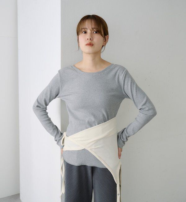  「ベアテレコロングスリーブカットソー」|Tシャツ・カットソー|