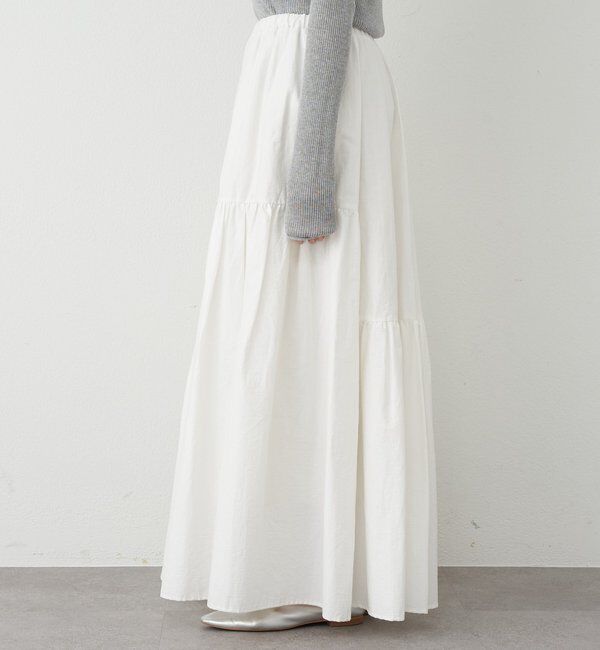  「【26SS予約】タフタボリュームスカート」|スカート|