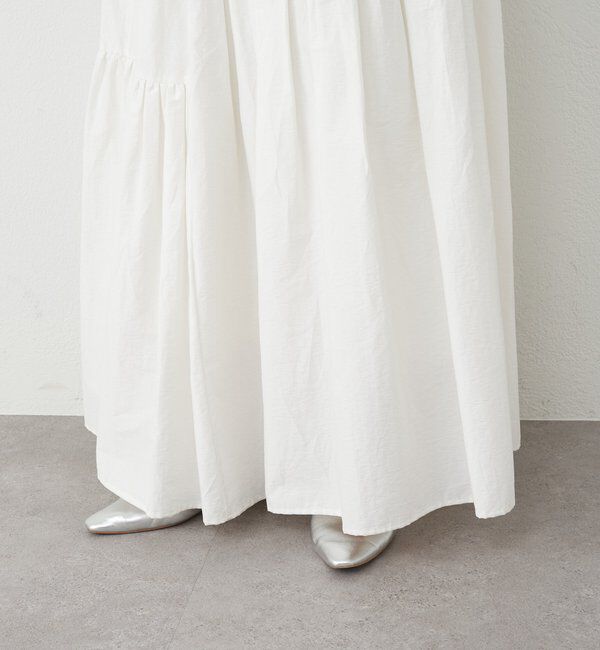  「【26SS予約】タフタボリュームスカート」|スカート|