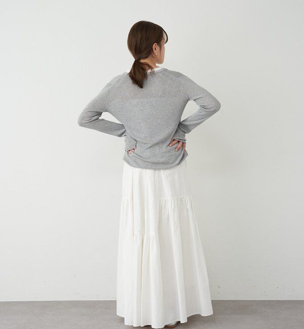  「【26SS予約】タフタボリュームスカート」|スカート|