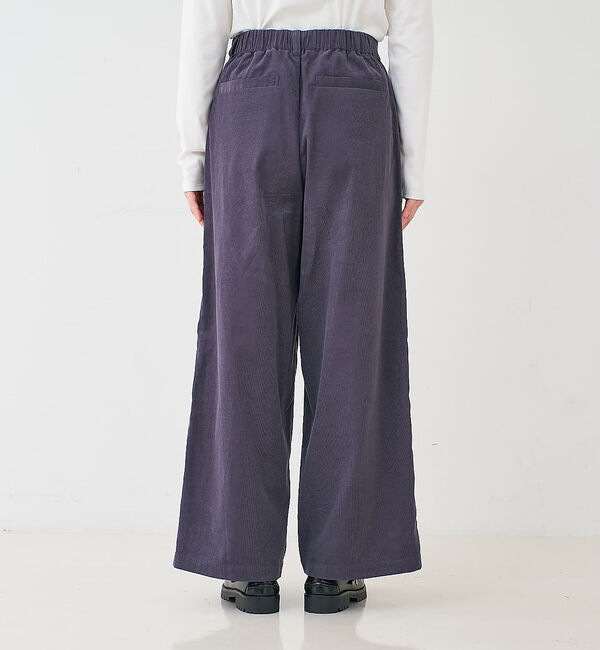 collex「コーデュロイWタックワイドパンツ」|その他|