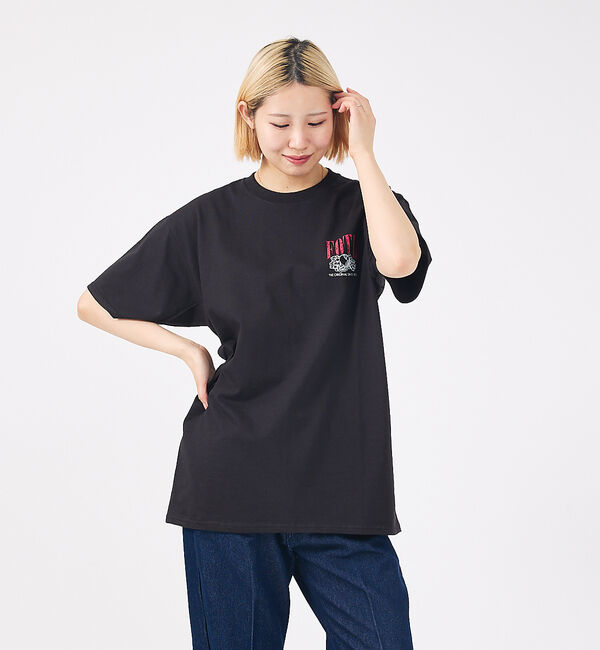 ABAHOUSE「【FRUIT OF THE LOOM/フルーツ オブ ザ ルーム】Print T」|Tシャツ・カットソー|