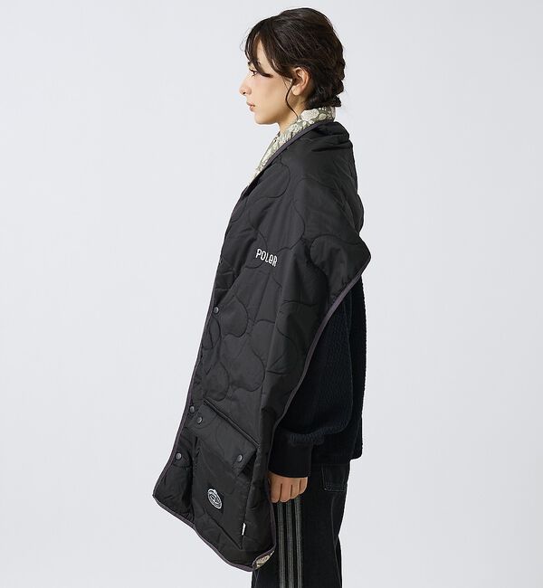 ABAHOUSE「【POLER/ポーラー】QULTED VEST MUFFLER/キルティング/ワ」|マフラー|