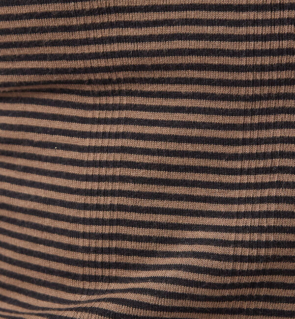 Rouge vif「【Robert P. Miller】パネルリブ バックオープンロンT / 背あき」|Tシャツ・カットソー|