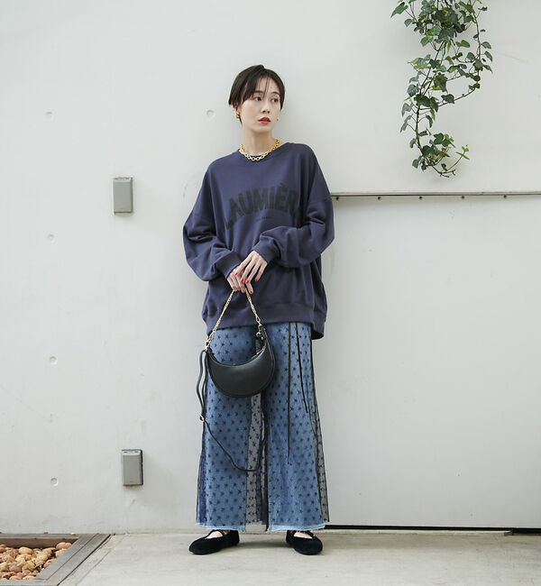 Rouge vif「スター＆ハート柄チュールスカート」|スカート|