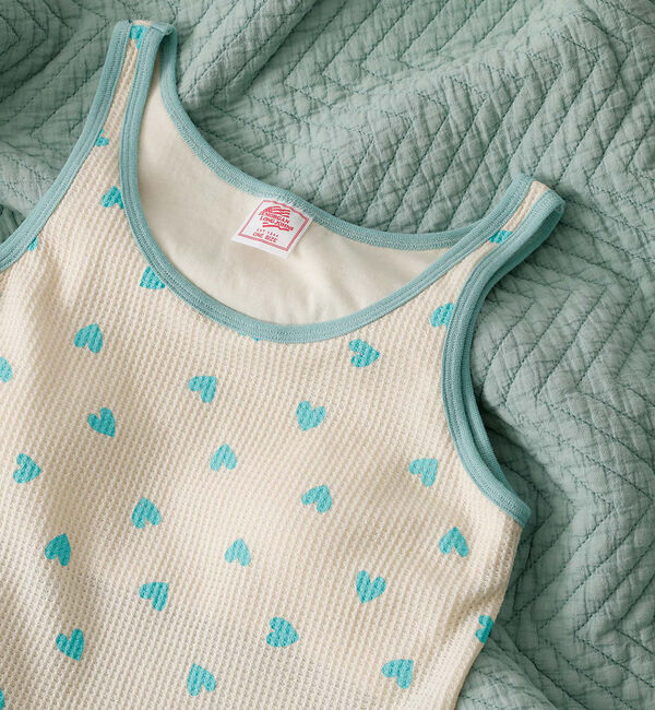 Rouge vif「【JEMORGAN/ジェーイーモーガン】カップ付クレリックタンクハート柄/カップ」|キャミソール|