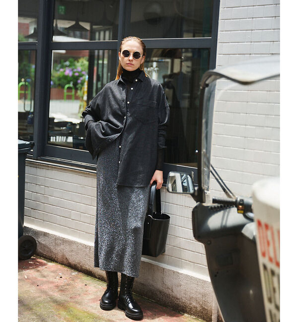 Rouge vif「ラメグリッタージャージナロースカート」|スカート|