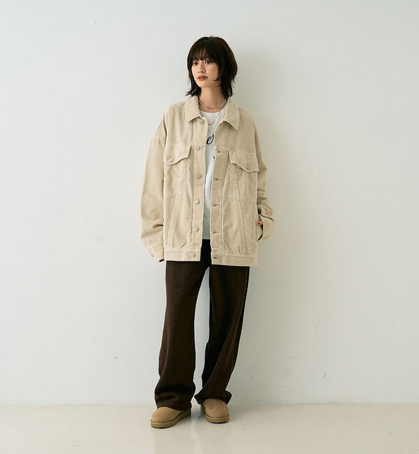 Rouge vif「ウール起毛ジャージーカーブパンツ」|その他|