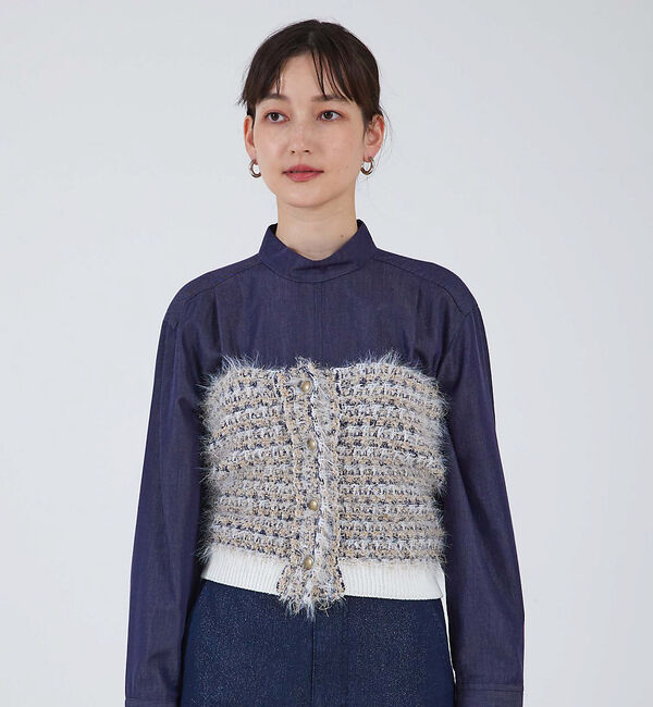 qualite「ツィードニットビスチェ」|その他|