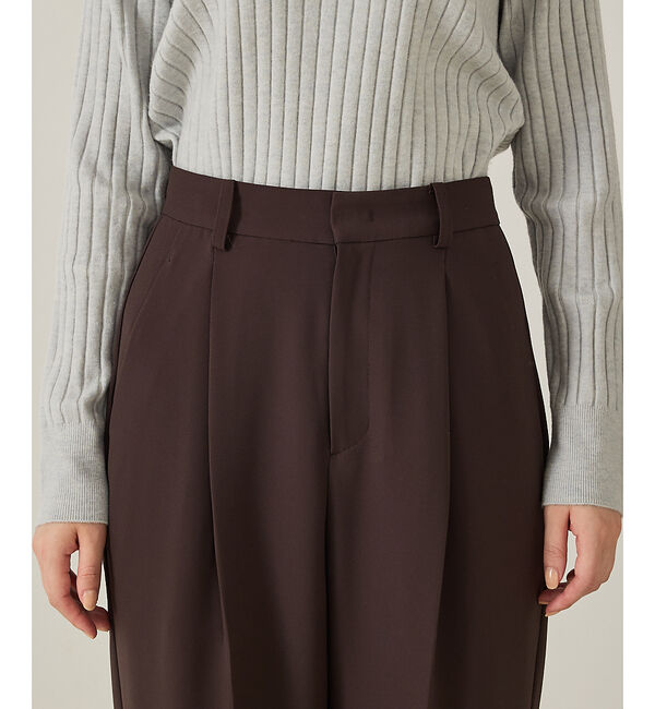 qualite「【セットアップ対応】センタープレスストレートパンツ」|その他|