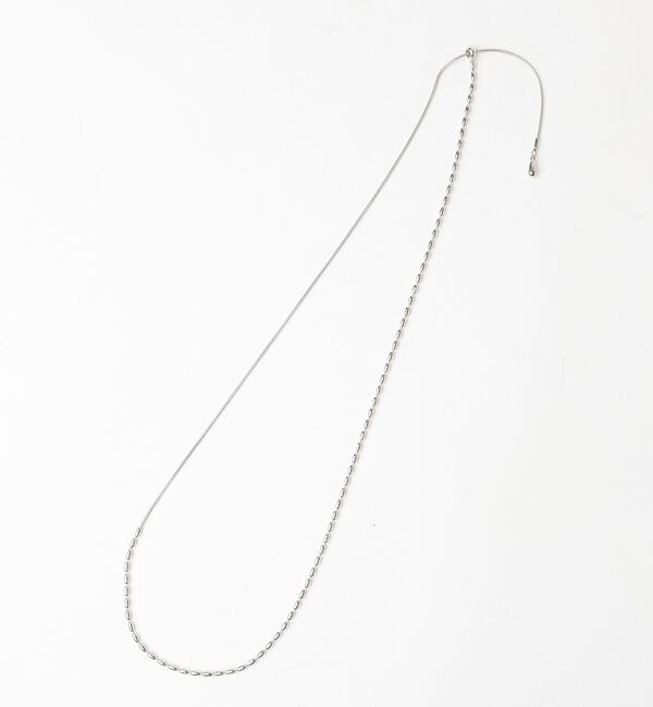 qualite「オーバルチェーンラリエット」|ネックレス|