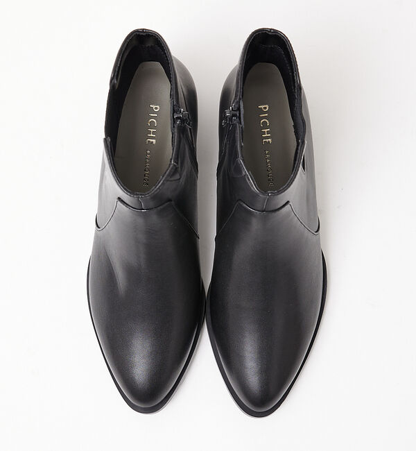 AU BANNISTER「【最高ブーツ/ 3cmヒール】ラウンドトゥショートブーツ」|ショートブーツ|