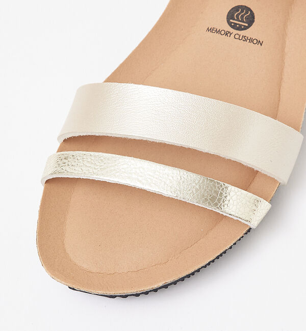 AU BANNISTER「●PLAKTON フットベットサンダル」|サンダル|