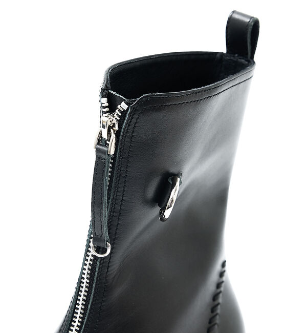 AU BANNISTER「軽量タンクソール フロントジップブーツ」|ショートブーツ|