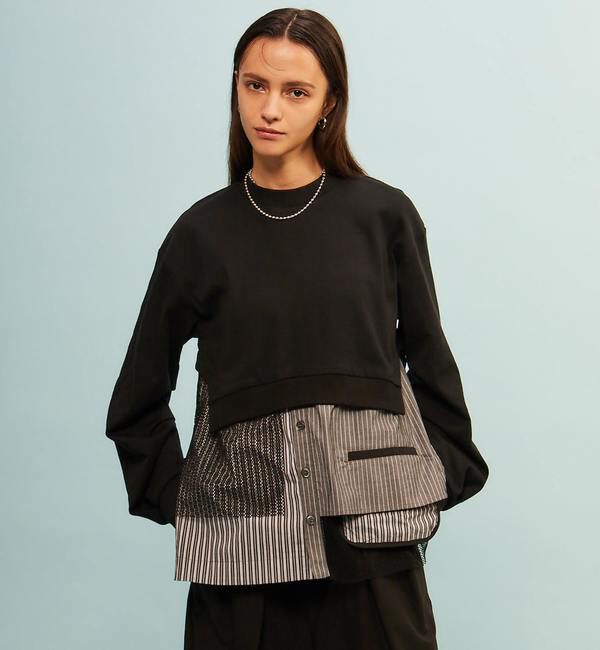 Soffitto「【AULA AILA別注】SHIRT COMBINATION PULLOVER」|その他|