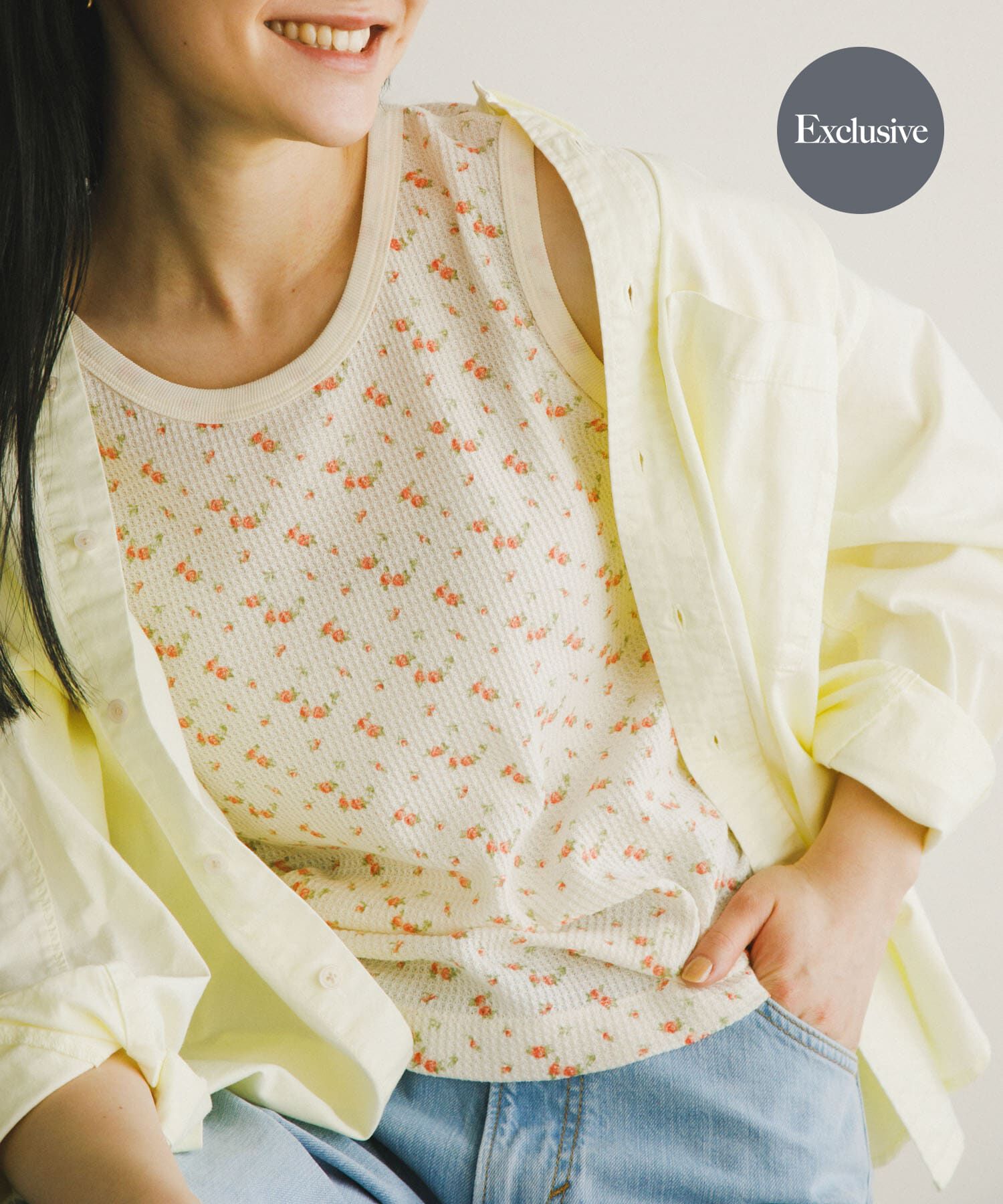 URBAN RESEARCH DOORS「『別注』Sports Wear&times;DOORS　ワッフルタンクトップ」|タンクトップ|ホワイト系その他