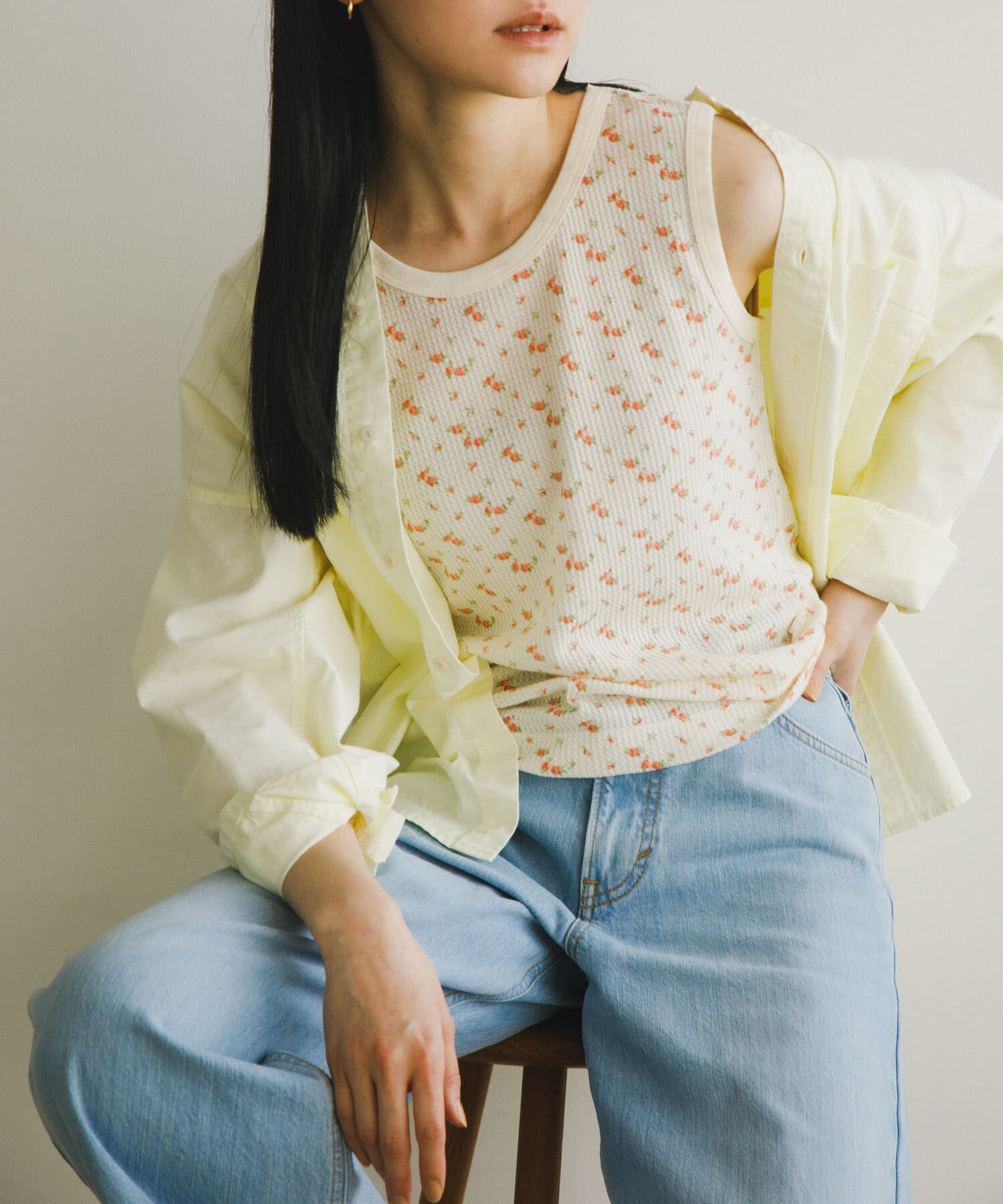 URBAN RESEARCH DOORS「『別注』Sports Wear&times;DOORS　ワッフルタンクトップ」|タンクトップ|