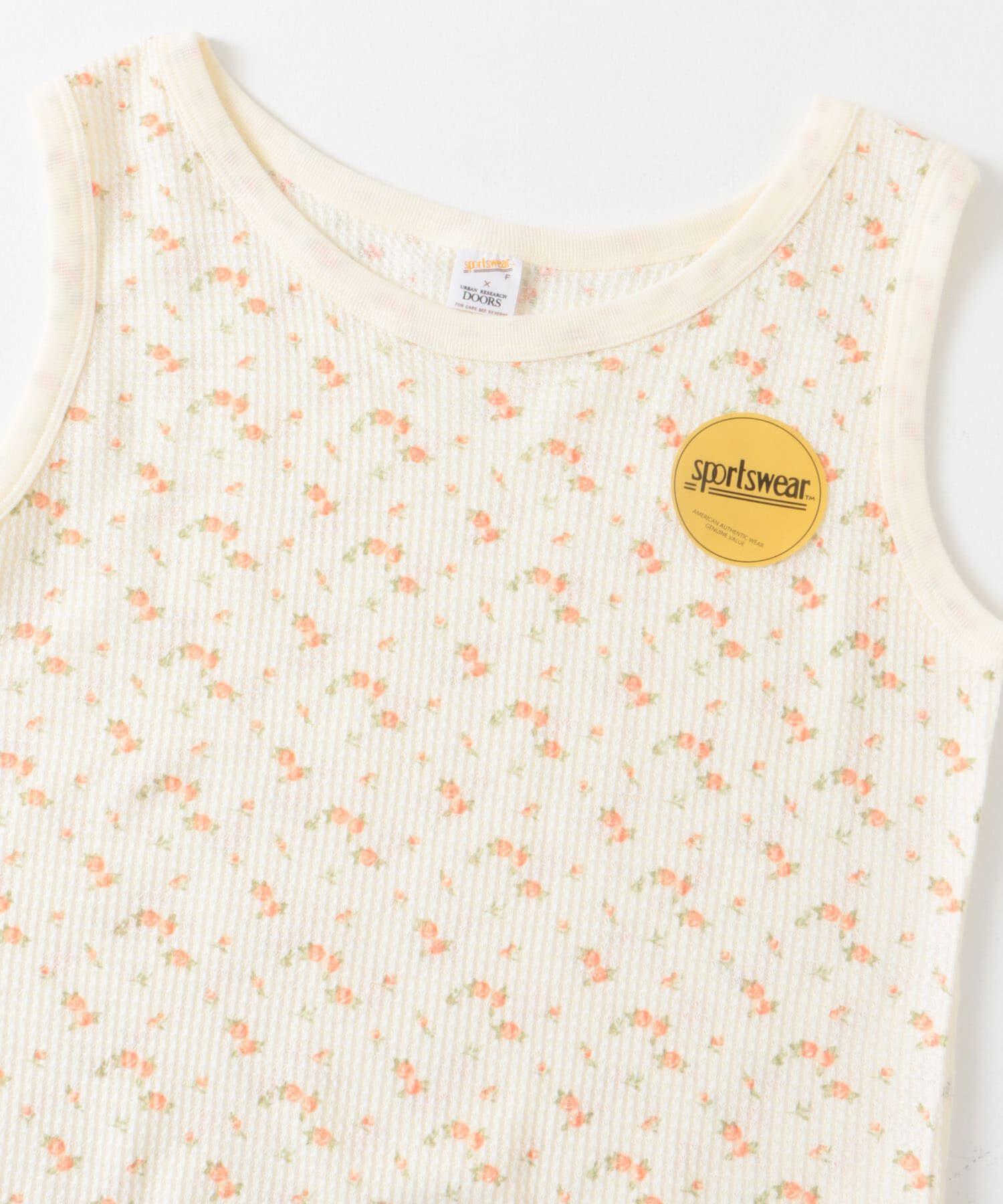 URBAN RESEARCH DOORS「『別注』Sports Wear&times;DOORS　ワッフルタンクトップ」|タンクトップ|