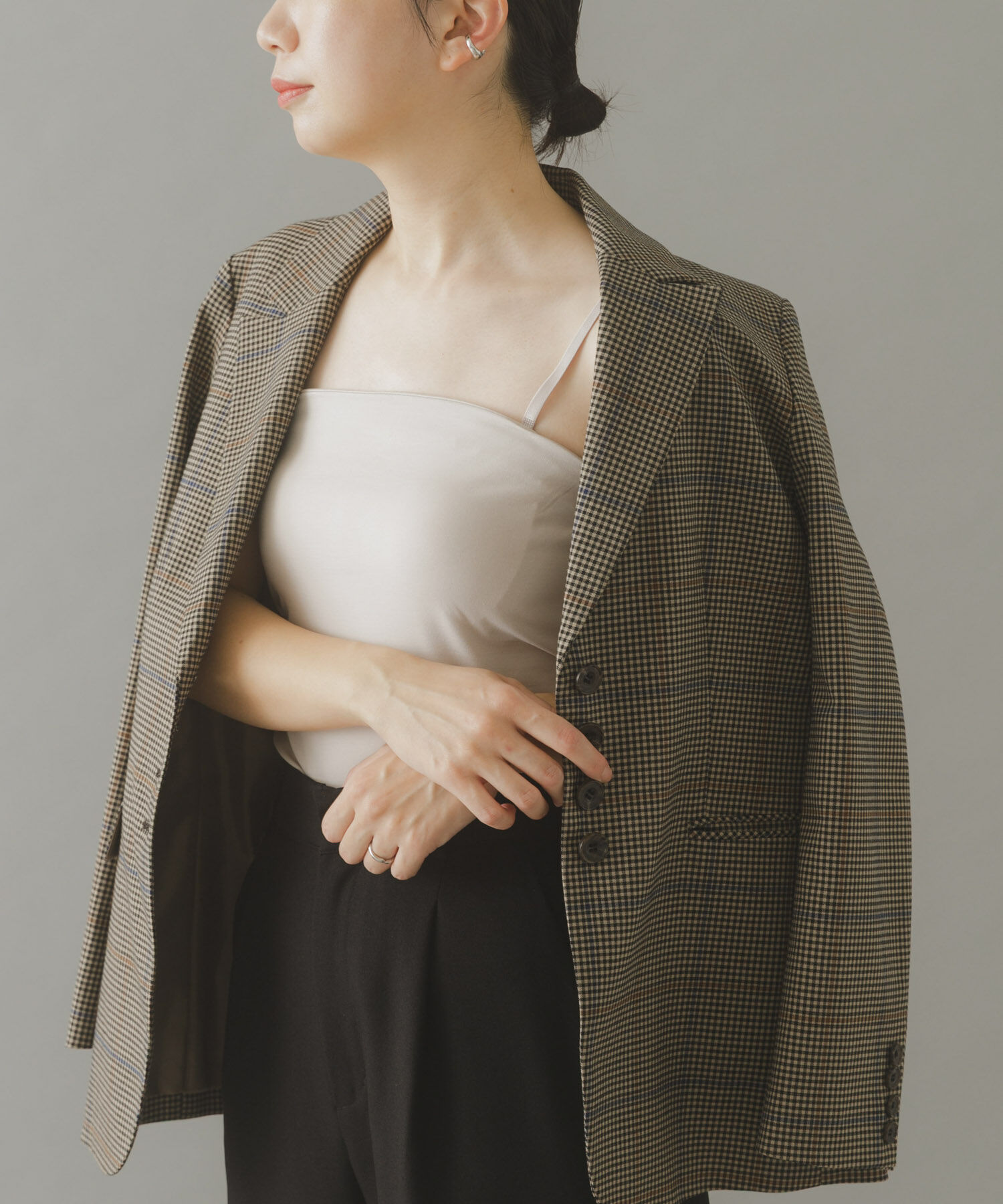 URBAN RESEARCH ROSSO「kaene　ベアトップキャミソール」|キャミソール|ベージュ