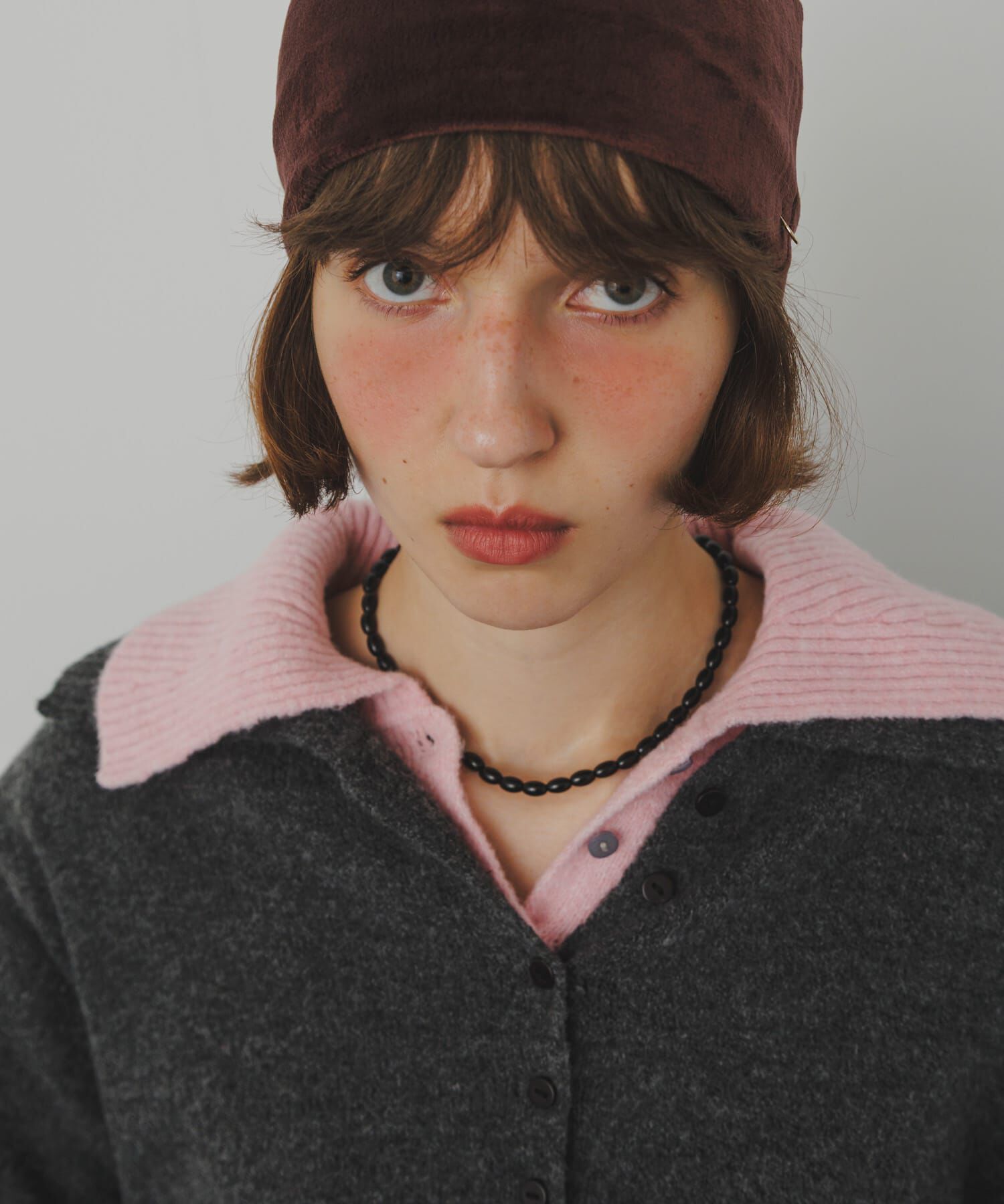 SMELLY「オーバルビーズネックレス」|ネックレス|