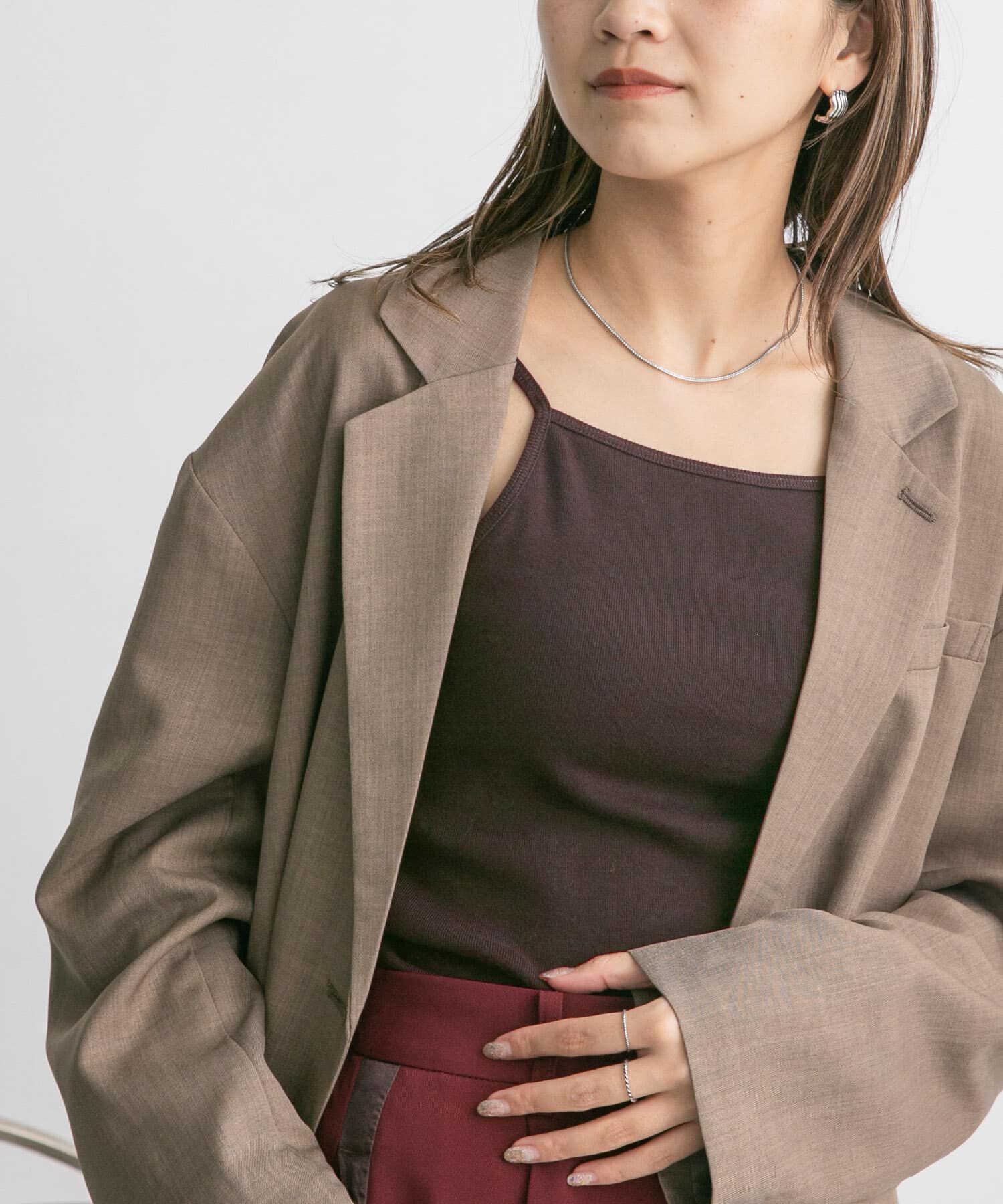  「カップ付きキャミソール」|キャミソール|