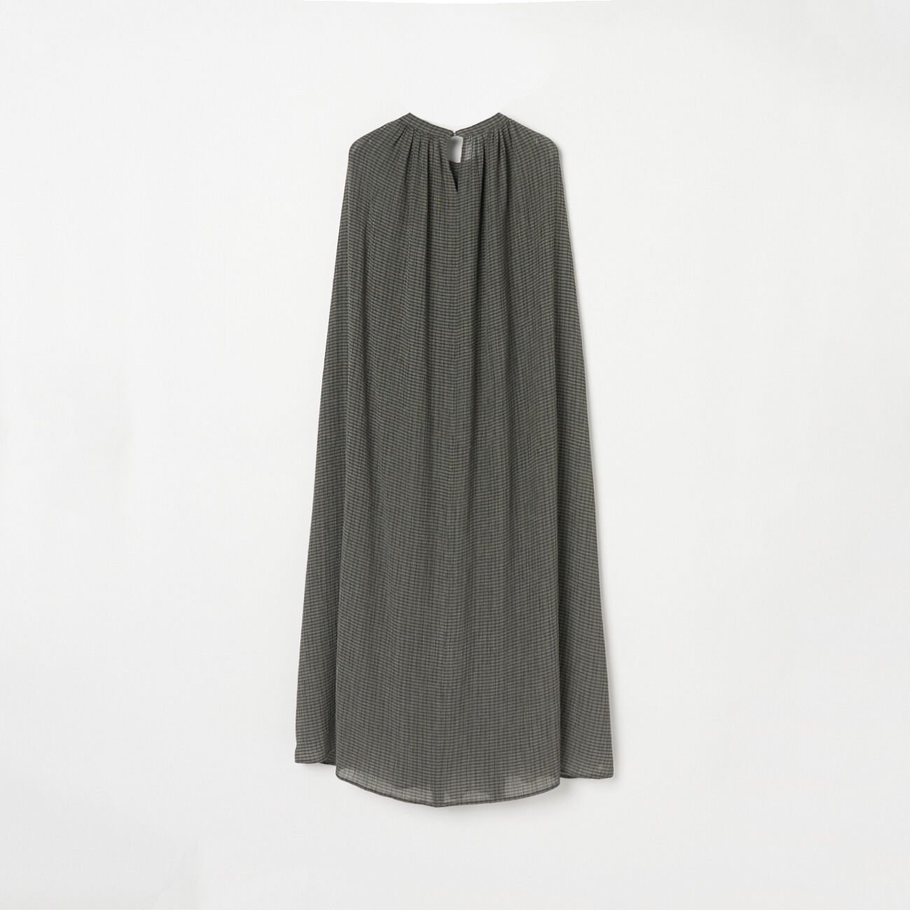 HELIOPOLE「HELIOPOLE CRAPE WINDOWPANE N/S DRESS」|ワンピース|