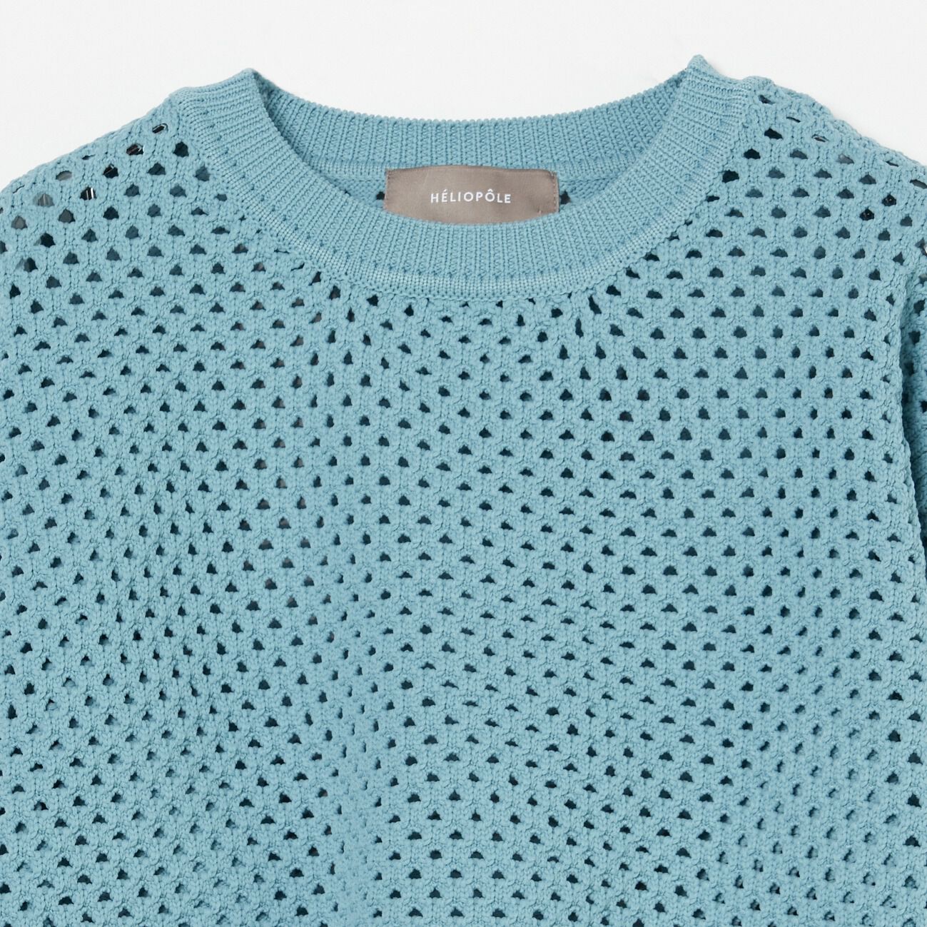 HELIOPOLE「HELIOPOLE EYELET KNIT CREW NECK」|ニット・セーター|