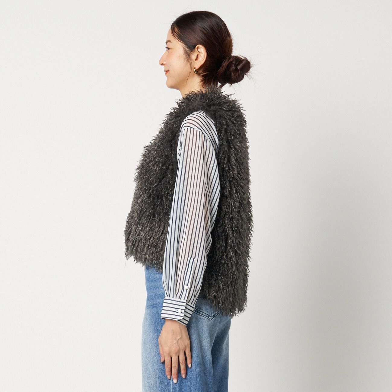 HELIOPOLE「HELIOPOLE SHEEP ECO FUR GILET」|ベスト・ジレ|