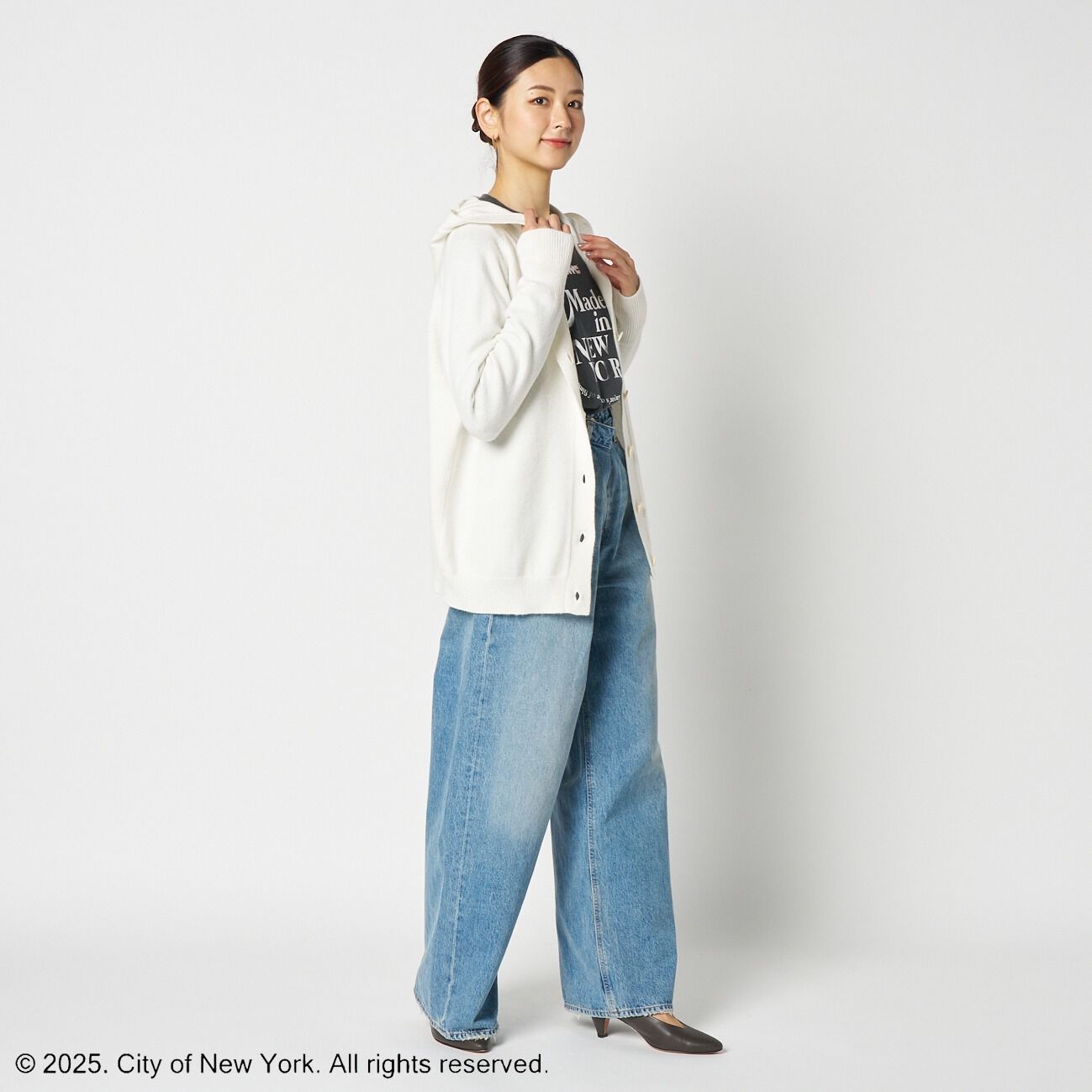  「GOOD ROCK SPEED NYC METALIC PRINT L/S T-SHIRT」|Tシャツ・カットソー|