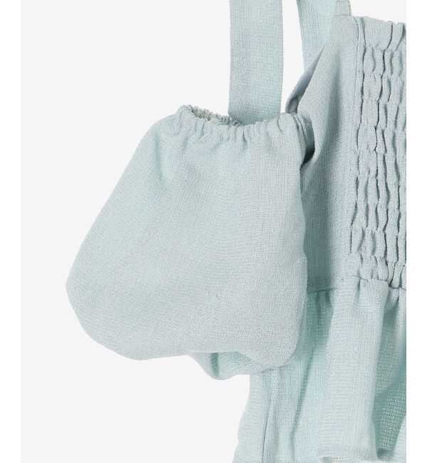  「肩リボンツイードペプラムブラウス」|シャツ・ブラウス|