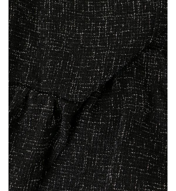  「肩リボンツイードペプラムブラウス」|シャツ・ブラウス|