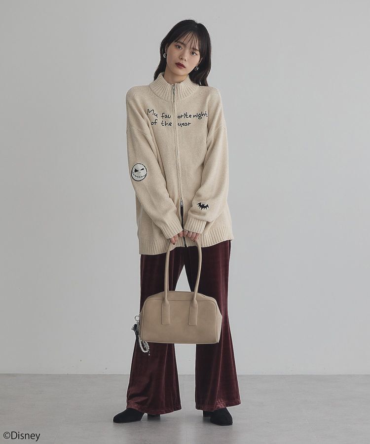 earth music&ecology「ナイトメア/ダブルジップニットカーディガン」|カーディガン|