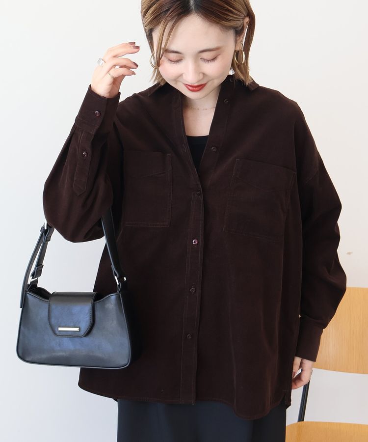 AMERICAN HOLIC「Wポケットコーデュロイシャツ」|シャツ・ブラウス|