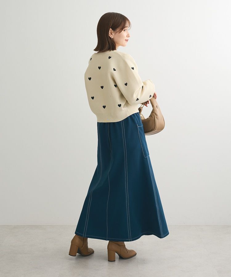 Green Parks「・ELENCARE DUE カラーstフレアスカート」|フレア|