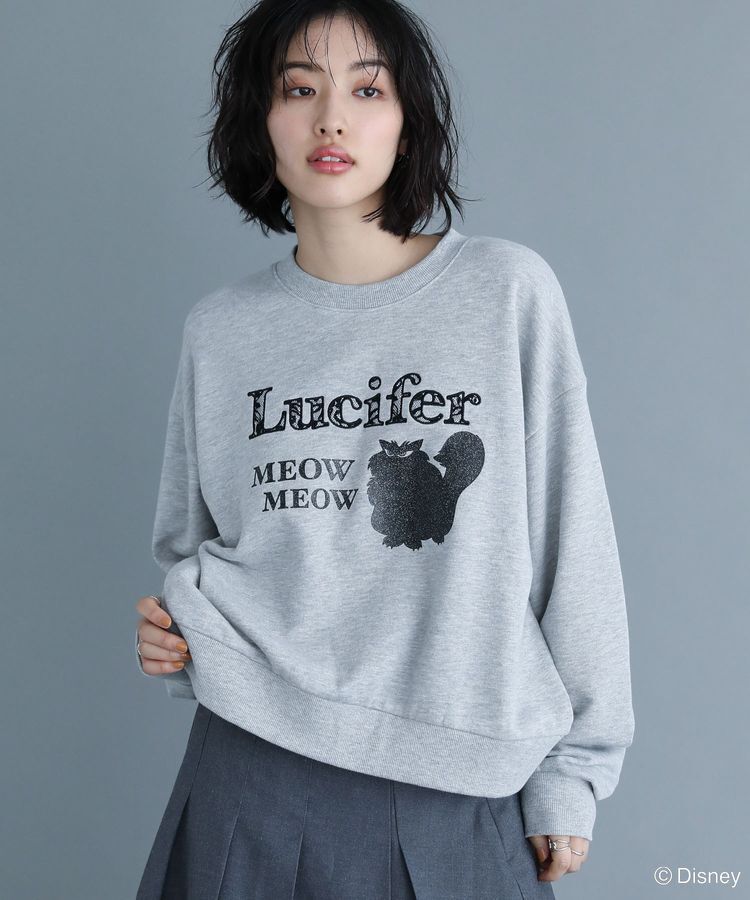 Green Parks「Lucifer/ルシファー/レース英字ロゴスウェット」|スウェット・ジャージ|