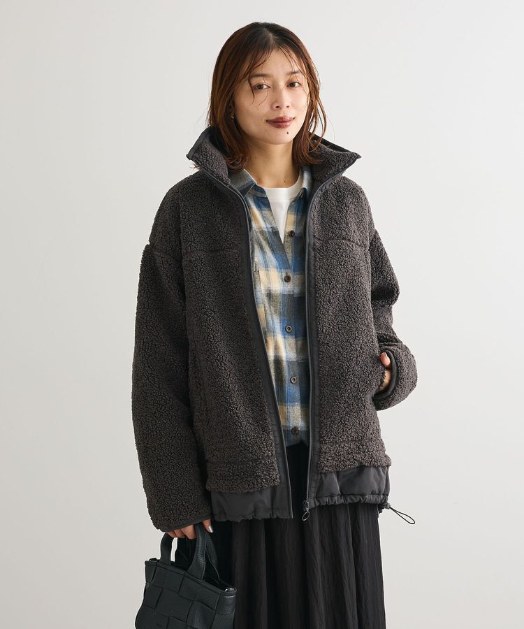 Green Parks「・ELENCARE DUE 2wayチェックビックシャツ」|チュニック|