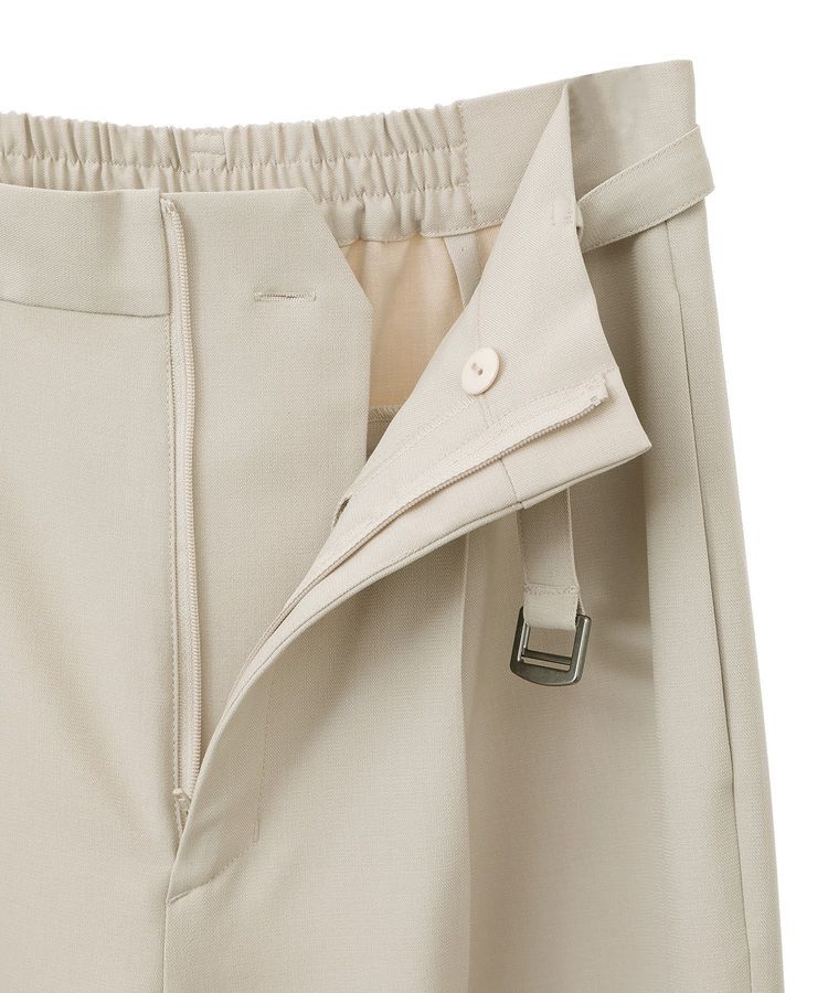 YECCA VECCA「ベルト付きタックストレートパンツ」|その他|