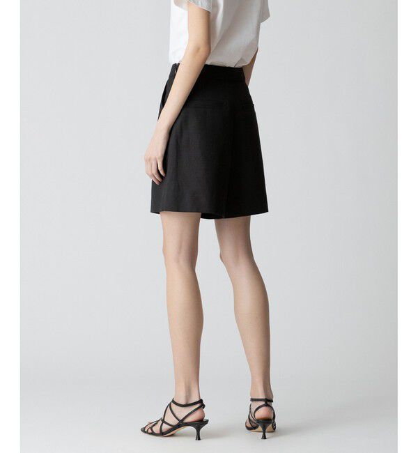 allureville「【セットアップ対応可能】リネンコンシャークスキンショートパンツ」|その他|