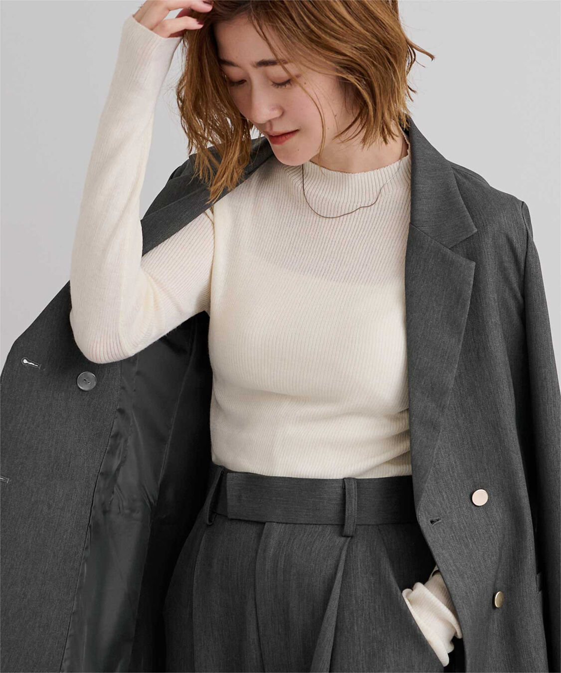 ur's「テーラードダブルブレストジャケット」|テーラードジャケット|