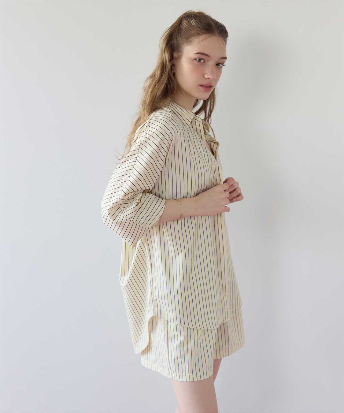 SEA DRESS「ドルマンオーバーサイズシャツ」|その他|ｽﾄﾗｲﾌﾟ/ﾁｬｺｰﾙ