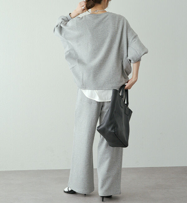  「サイドリブスウェットプルオーバー」|プルオーバー|