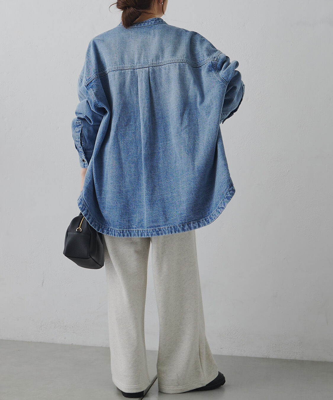  「コーンデニムバンドカラーデニムジャケット」|テーラードジャケット|