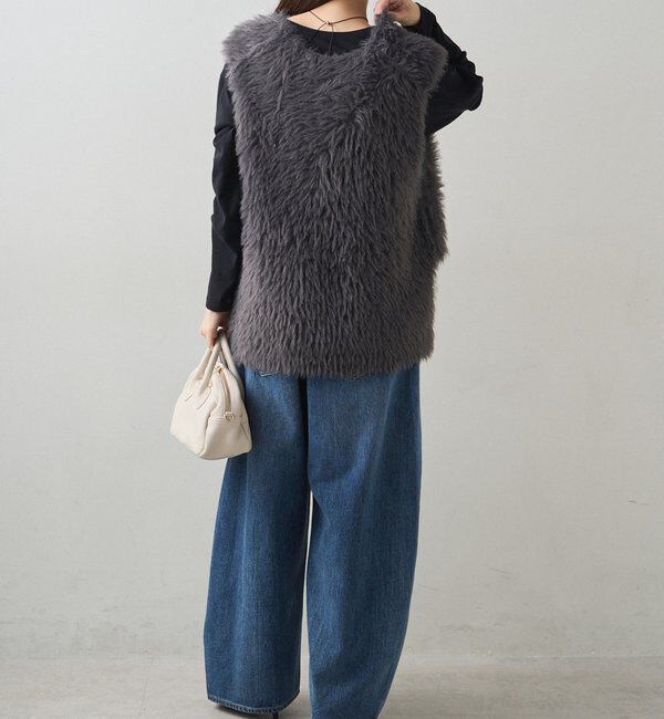  「シャギーニットベスト」|ニット・セーター|