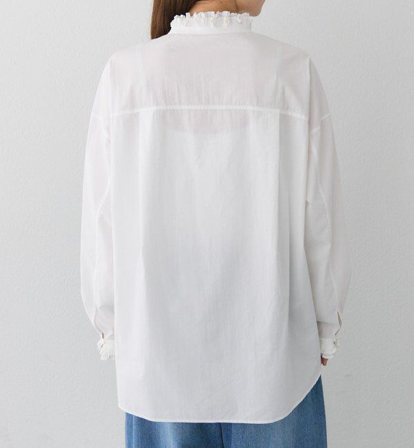  「襟袖プリーツブラウス」|シャツ・ブラウス|