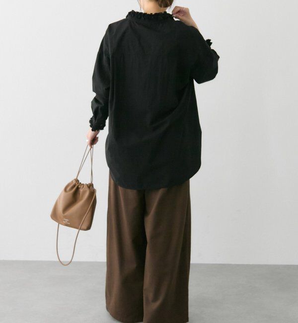  「襟袖プリーツブラウス」|シャツ・ブラウス|