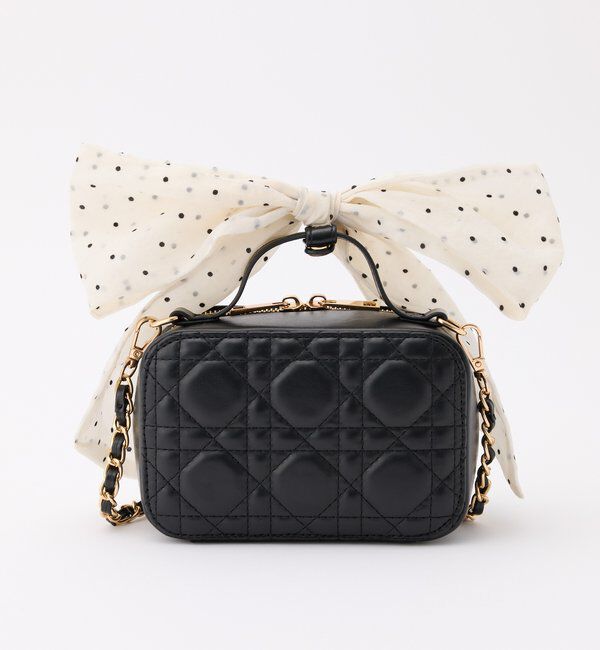  「リボンつきミニスクエアバッグ」|ショルダー・メッセンジャー|