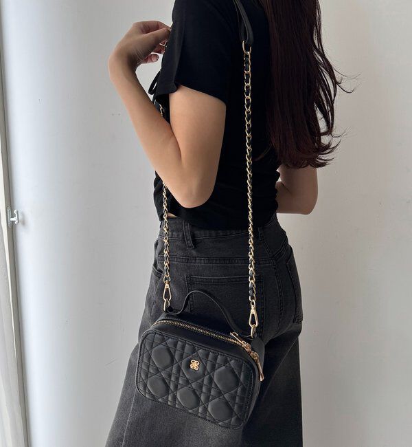  「リボンつきミニスクエアバッグ」|ショルダー・メッセンジャー|