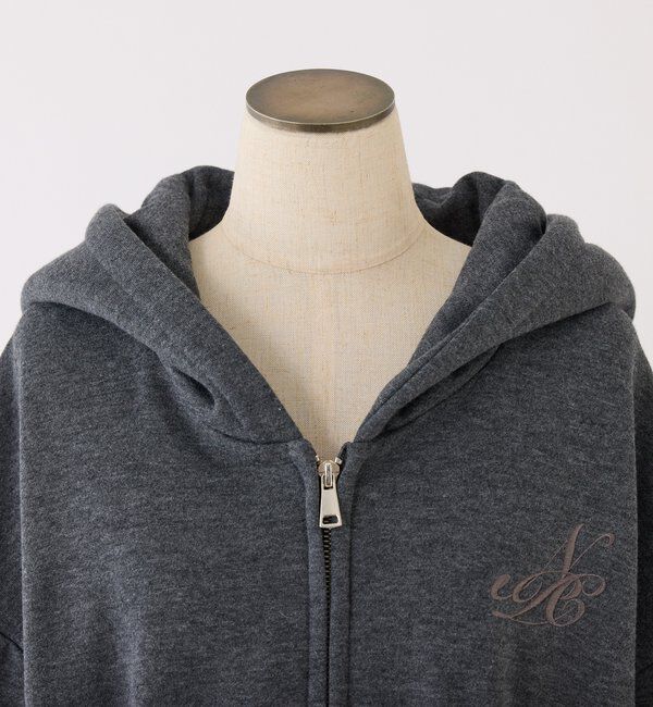  「ロゴ刺繍入り裏起毛ビッグパーカー」|プルオーバー|