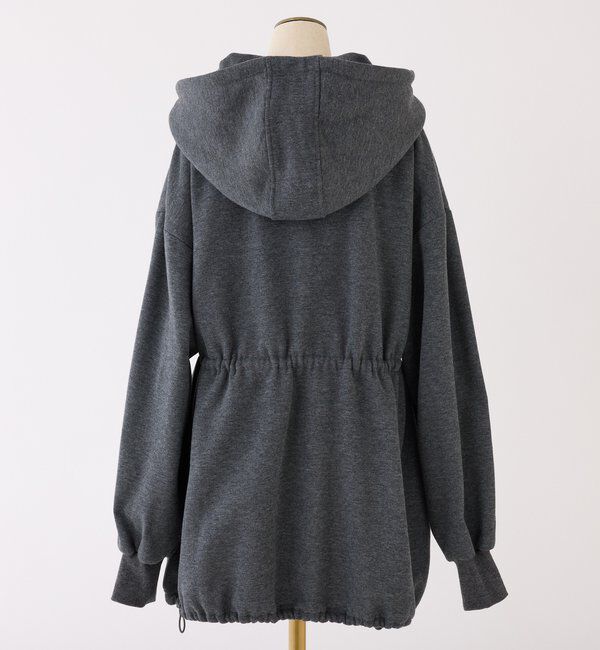  「ロゴ刺繍入り裏起毛ビッグパーカー」|プルオーバー|